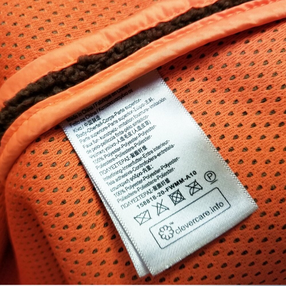 Scotch & Soda Zip-Up Color Block Teddy Fleece Jacket Brown Black Men's M $195 - Picture 16 of 16